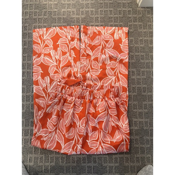 Sincerely Jules -184 Satin Tropical Floral Tie Belt Pleated Pants Large Beach - Picture 4 of 4